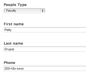 Choose a people type