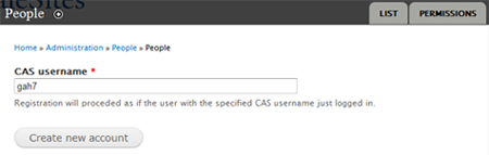 Add CAS user ID
