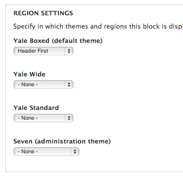 Set region to Header First