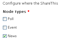ShareThis node types