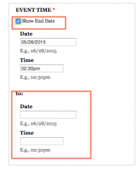 Date Field end date