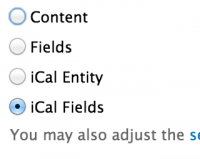 Choose iCal Fields