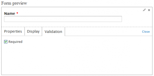 Webform new text field valication