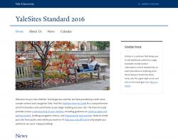 YaleSites Standard 2016